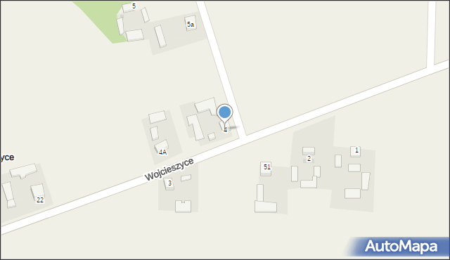 Wojcieszyce, Wojcieszyce, 4, mapa Wojcieszyce