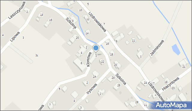 Wojcieszyce, Wojcieszyce, 65A, mapa Wojcieszyce