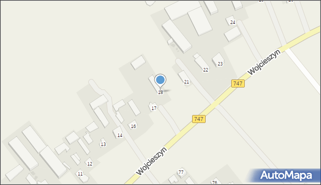 Wojcieszyn, Wojcieszyn, 18, mapa Wojcieszyn