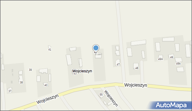 Wojcieszyn, Wojcieszyn, 45A, mapa Wojcieszyn