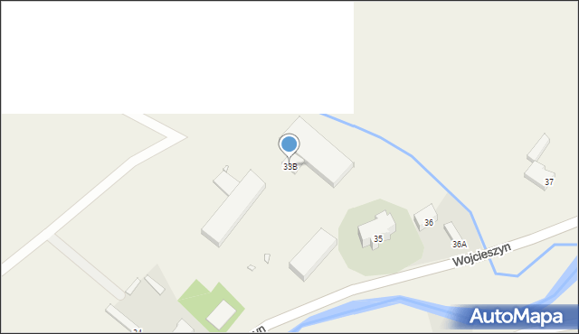 Wojcieszyn, Wojcieszyn, 33B, mapa Wojcieszyn