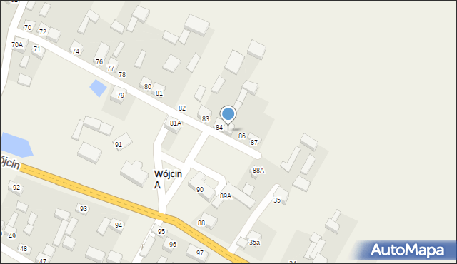 Wójcin, Wójcin, 85, mapa Wójcin