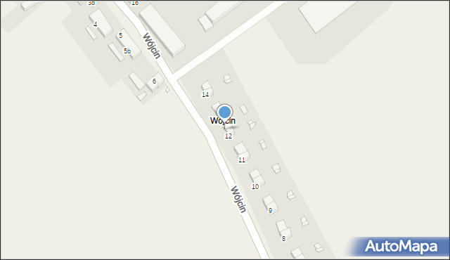 Wójcin, Wójcin, 12a, mapa Wójcin