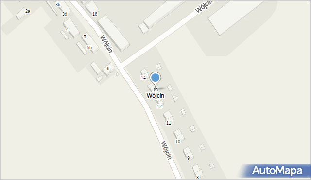 Wójcin, Wójcin, 13, mapa Wójcin