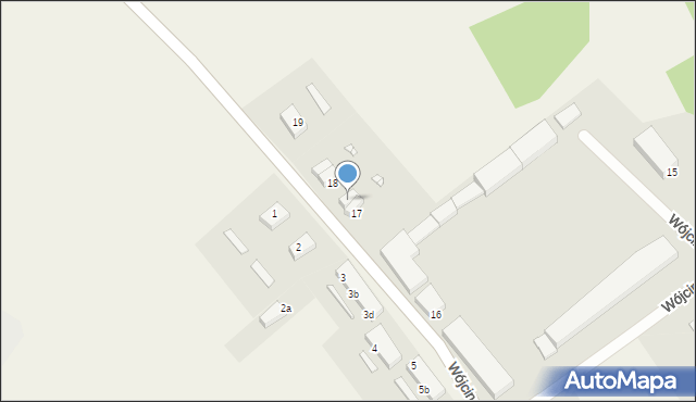 Wójcin, Wójcin, 17a, mapa Wójcin