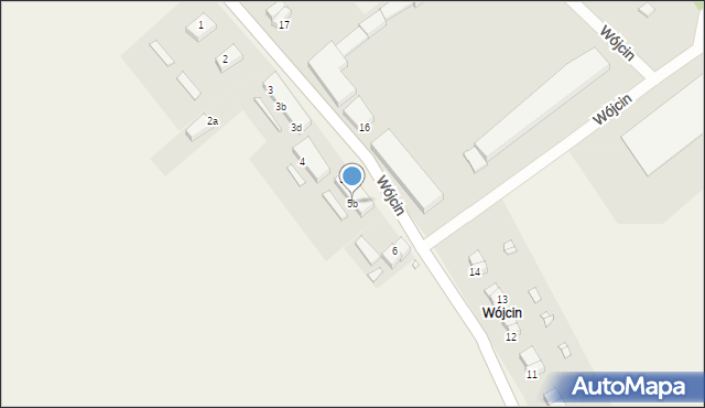 Wójcin, Wójcin, 5b, mapa Wójcin