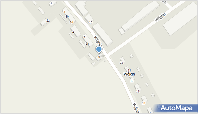 Wójcin, Wójcin, 6, mapa Wójcin