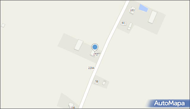 Wójcin, Wójcin, 172, mapa Wójcin