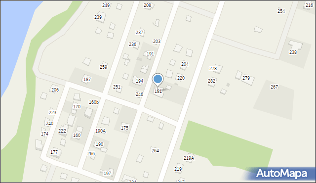 Wójcin, Wójcin, 181, mapa Wójcin