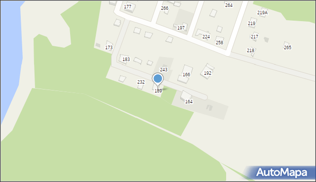 Wójcin, Wójcin, 189, mapa Wójcin