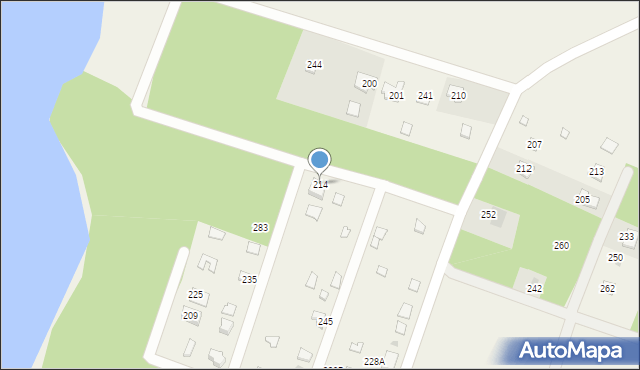 Wójcin, Wójcin, 214, mapa Wójcin