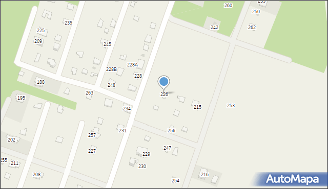 Wójcin, Wójcin, 226, mapa Wójcin