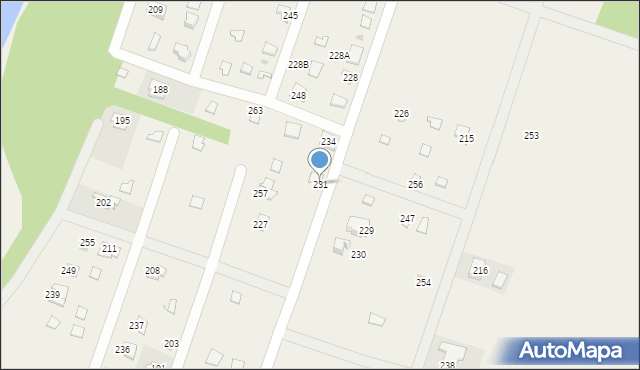 Wójcin, Wójcin, 231, mapa Wójcin