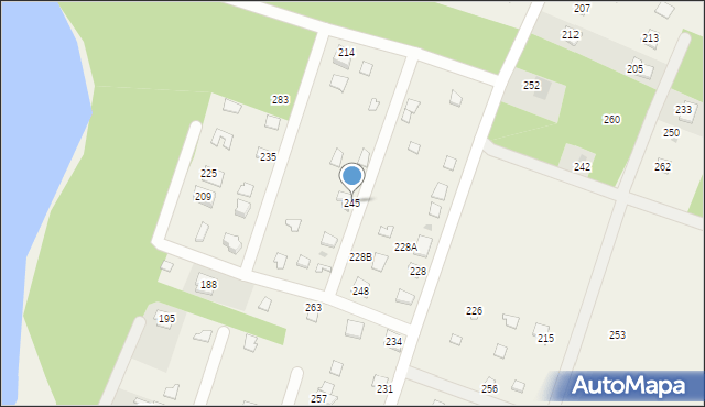 Wójcin, Wójcin, 245, mapa Wójcin