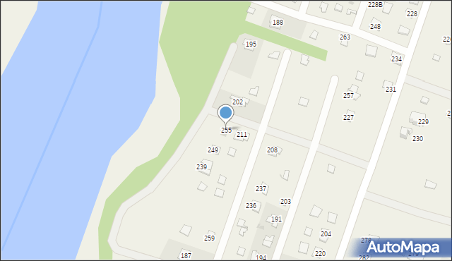 Wójcin, Wójcin, 255, mapa Wójcin