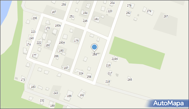 Wójcin, Wójcin, 264, mapa Wójcin