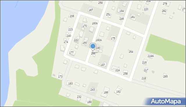 Wójcin, Wójcin, 266, mapa Wójcin