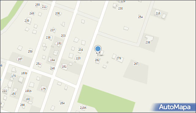 Wójcin, Wójcin, 280, mapa Wójcin