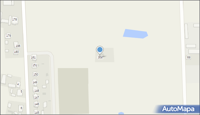 Wójcin, Wójcin, 304, mapa Wójcin