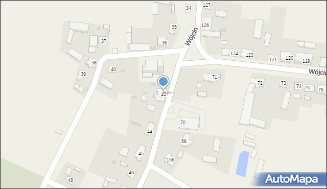 Wójcin, Wójcin, 42, mapa Wójcin
