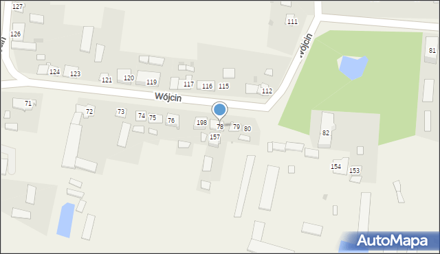 Wójcin, Wójcin, 78, mapa Wójcin