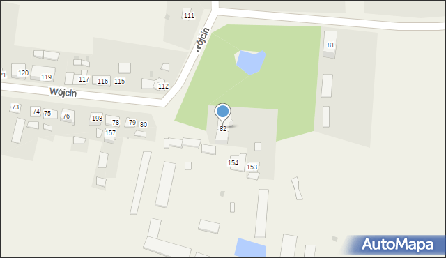 Wójcin, Wójcin, 82, mapa Wójcin