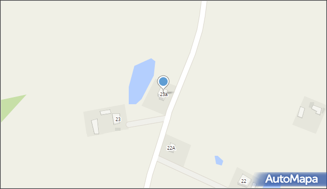 Wójcin, Wójcin, 23a, mapa Wójcin