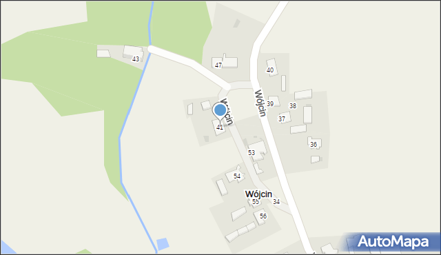 Wójcin, Wójcin, 41, mapa Wójcin