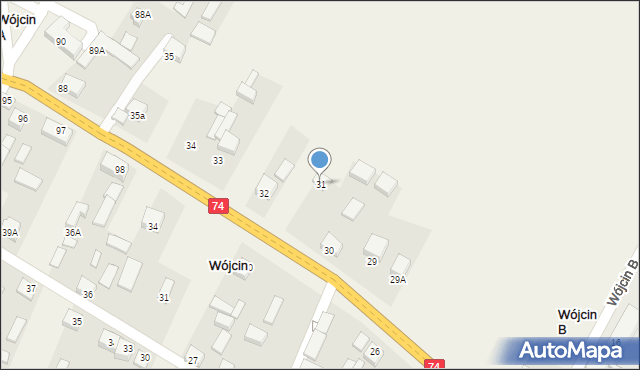 Wójcin A, Wójcin A, 31, mapa Wójcin A
