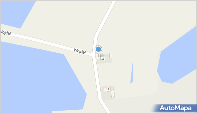 Wojdal, Wojdal, 21, mapa Wojdal