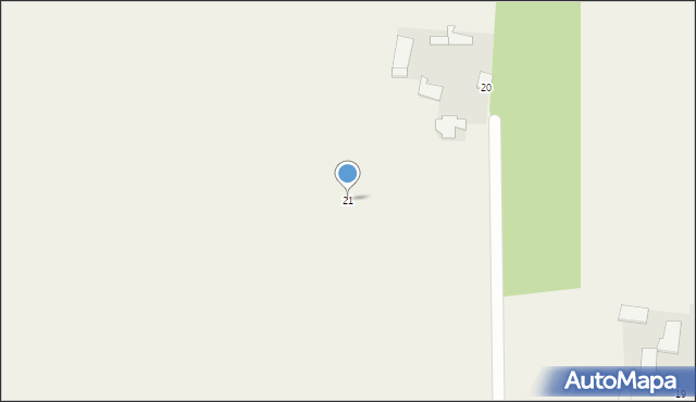 Wojeniec, Wojeniec, 21, mapa Wojeniec