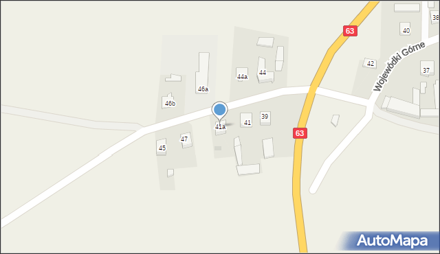 Wojewódki Górne, Wojewódki Górne, 41a, mapa Wojewódki Górne