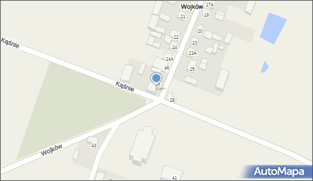 Wojków, Wojków, 27, mapa Wojków