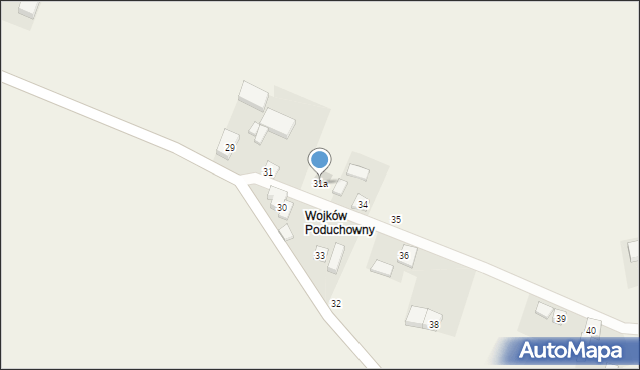Wojków, Wojków, 31a, mapa Wojków