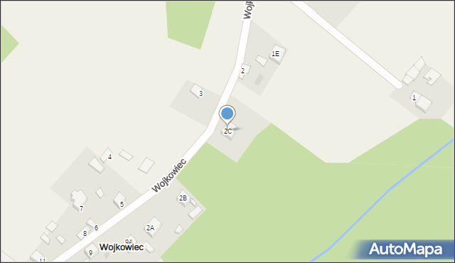 Wojkowiec, Wojkowiec, 2C, mapa Wojkowiec