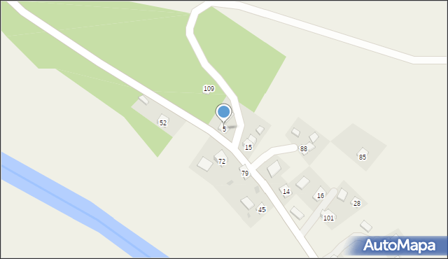 Wojkówka, Wojkówka, 5, mapa Wojkówka