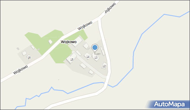 Wojkowo, Wojkowo, 13a, mapa Wojkowo
