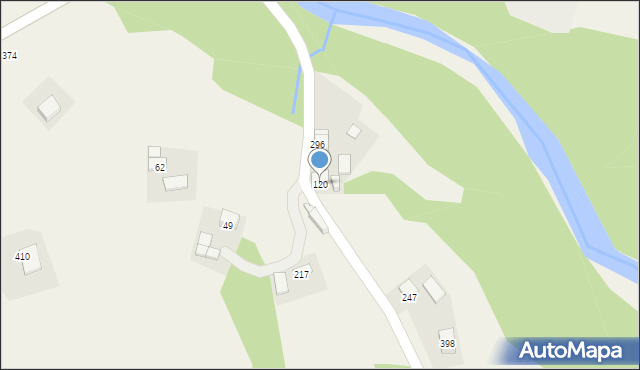 Wojnarowa, Wojnarowa, 120, mapa Wojnarowa