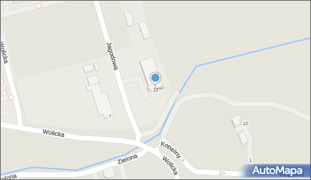 Wojnicz, Wolicka, 13, mapa Wojnicz