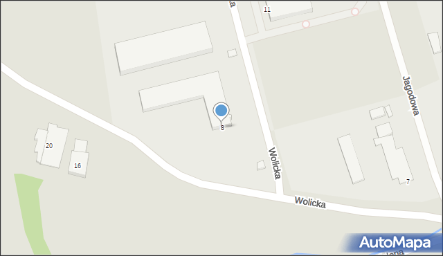 Wojnicz, Wolicka, 8, mapa Wojnicz