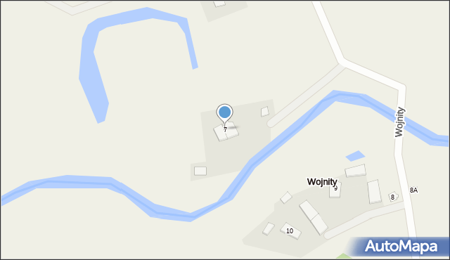 Wojnity, Wojnity, 7, mapa Wojnity