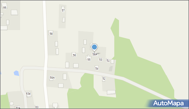 Wojnów, Wojnów, 54A, mapa Wojnów