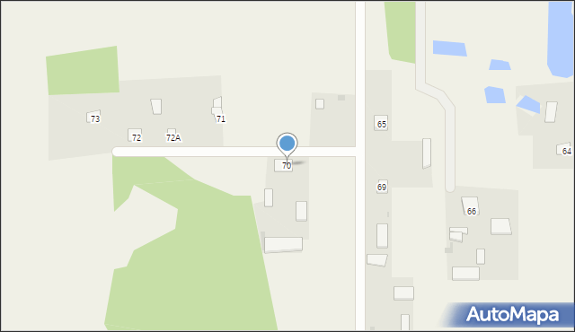 Wojnów, Wojnów, 70, mapa Wojnów