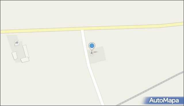 Wojnów, Wojnów, 81, mapa Wojnów