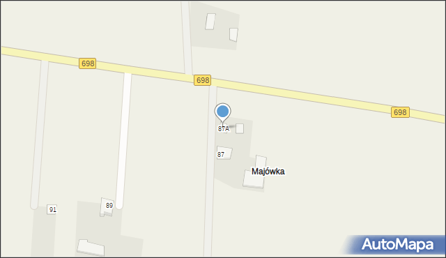 Wojnów, Wojnów, 87A, mapa Wojnów