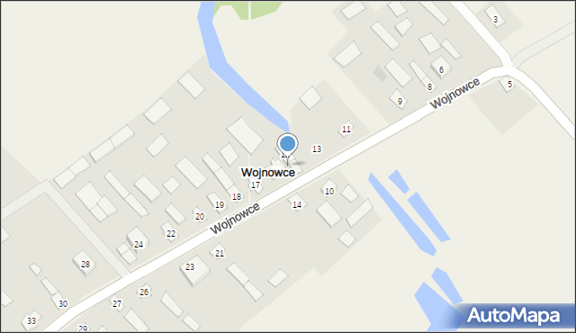 Wojnowce, Wojnowce, 15, mapa Wojnowce
