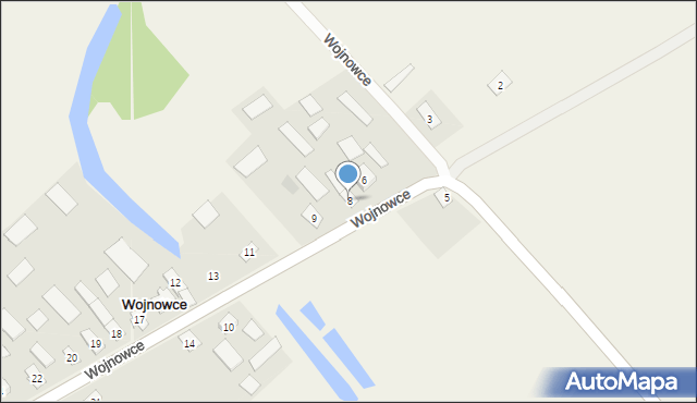 Wojnowce, Wojnowce, 8, mapa Wojnowce