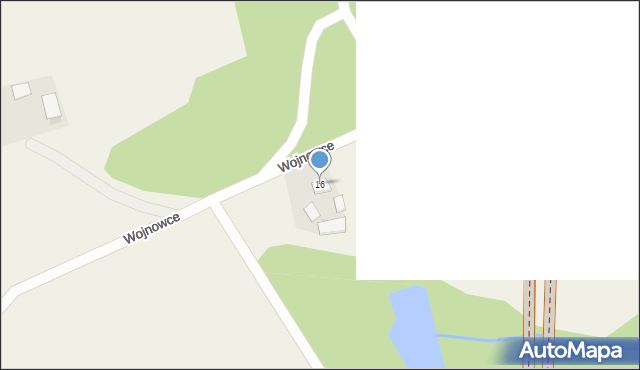 Wojnowce, Wojnowce, 16, mapa Wojnowce