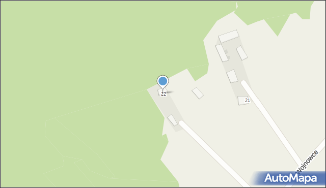 Wojnowce, Wojnowce, 22, mapa Wojnowce