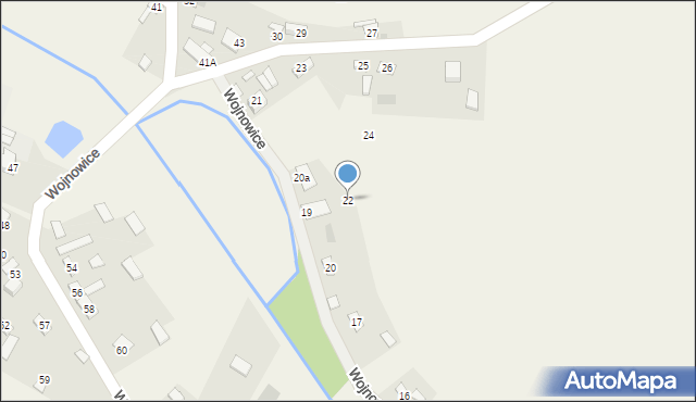 Wojnowice, Wojnowice, 22, mapa Wojnowice
